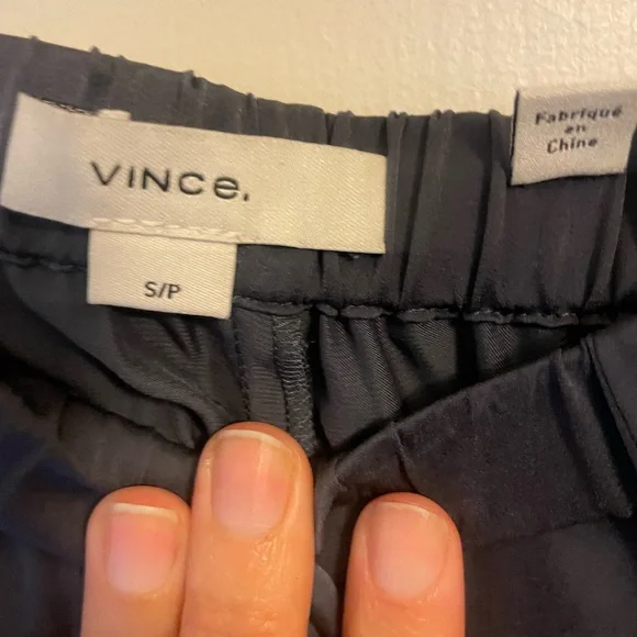 Vince Satin Drawstring Pajama Style pants Small - Picture 4 of 4